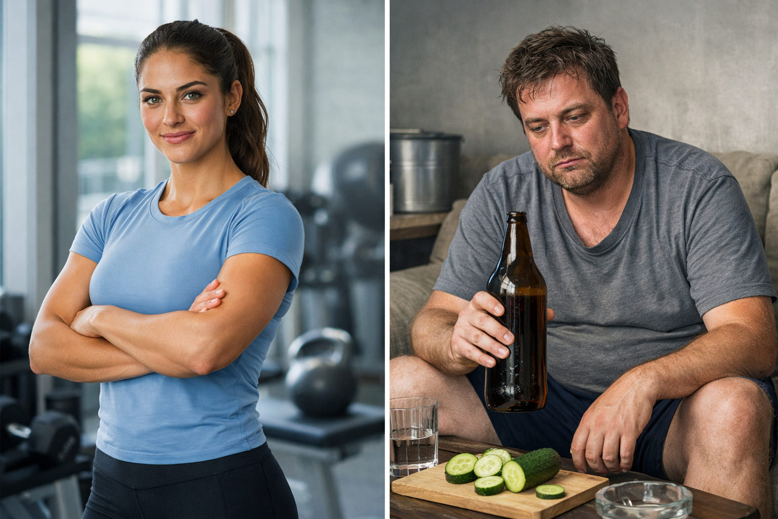 un wey gordo chupando